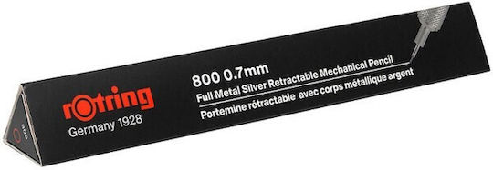 Rotring 800 Mechanical Pencil for Drawing Metallic 1pcs Black
