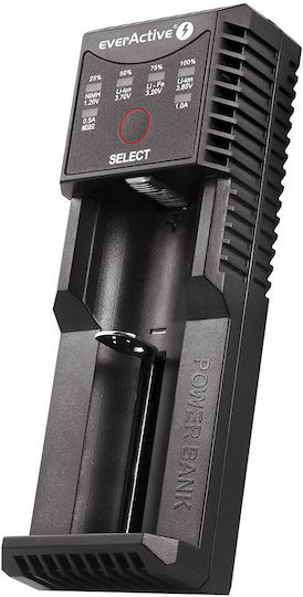 everActive UC-100C Ladegerät Batterien Li-Ion/Ni-MH Größe 18650/21700/16340/26650/14500