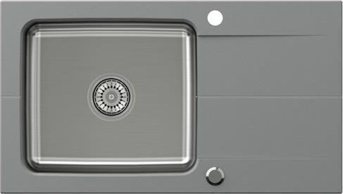 Steiner Ένθετος Inox με Μπαταρία Μ78xΠ44cm Γκρι