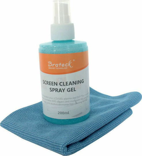 Brateck Spray Συμπιεσμένου Αέρα Σπρέι Καθαρισμού Οθονών 200ml