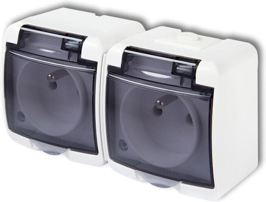Karlik Power Socket White 1pcs