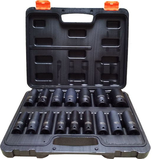 Adler Impact Sockets 16pcs 10-32mm Long