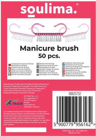 Manicure Brush 50pcs Soulima 25732