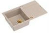 GraniteQ Drop-In Sink Synthetic Granite W86xD50cm Beige