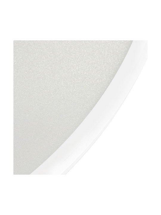 Eko Light Πλαφονιέρα Οροφής Λευκή με Ενσωματωμένο LED