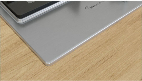Bosch Serie 6 Natural Gas Cooktop Autonomous 60x52εκ. Silver