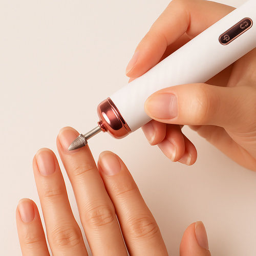 Beautylushh Nagelfräser Batterie Weiß