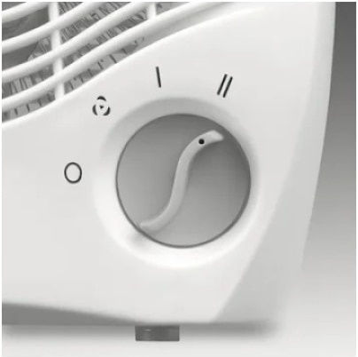 Αερόθερμο Δωματίου Δαπέδου Λευκό 1000W