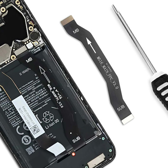 Clappio Motherboard Cover Xiaomi Redmi Note 8t Note 8 Black