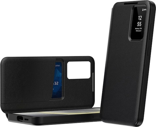 Wallet Δερμάτινο Μαύρο (Galaxy S24 Ultra)