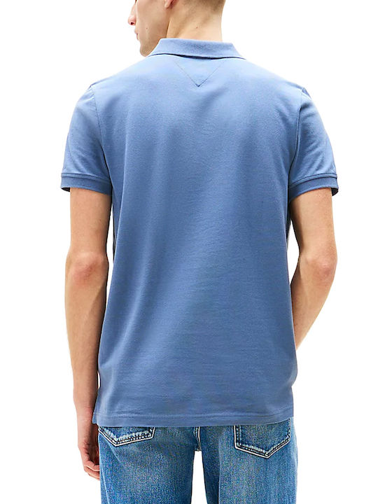 Tommy Hilfiger Polo Herrenblusen Kurzarm Blau Farbe Tommy Hilfiger Polo Herrenblusen Kurzarm Blau Farbe