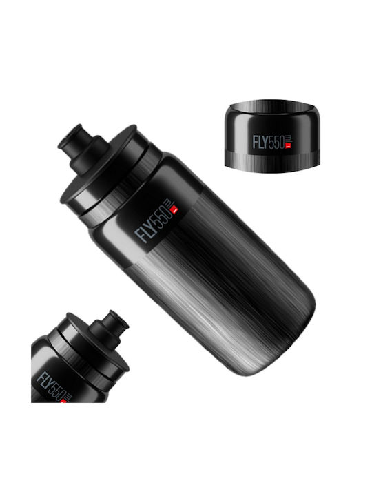 Elite Παγούρι Ποδηλάτου 550ml Μαύρο