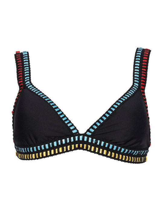 Triangle Bikini Top Black
