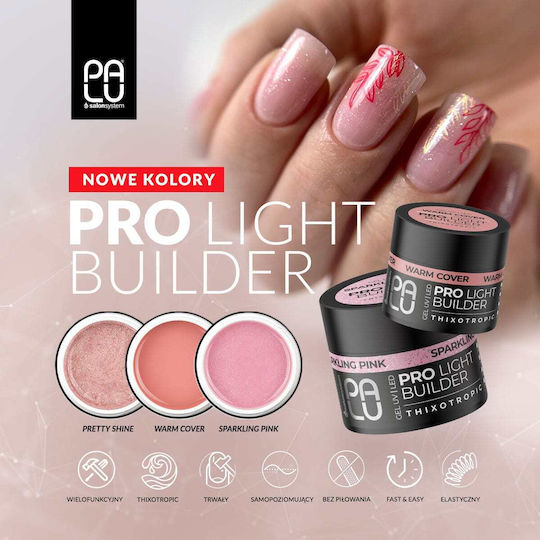 Palu Pro Light Builder Gel Falsche Nagelgel Rosa 45gr