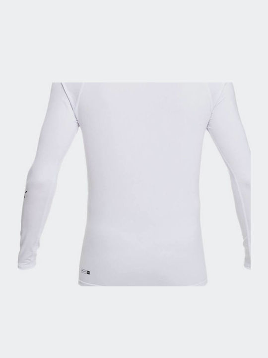 Quiksilver All Time Men's Long Sleeve Sun Protection Shirt White