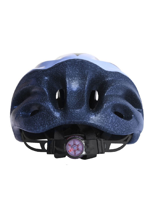 Athlopaidia Kids' Helmet for City Bike Black/White with LED Light