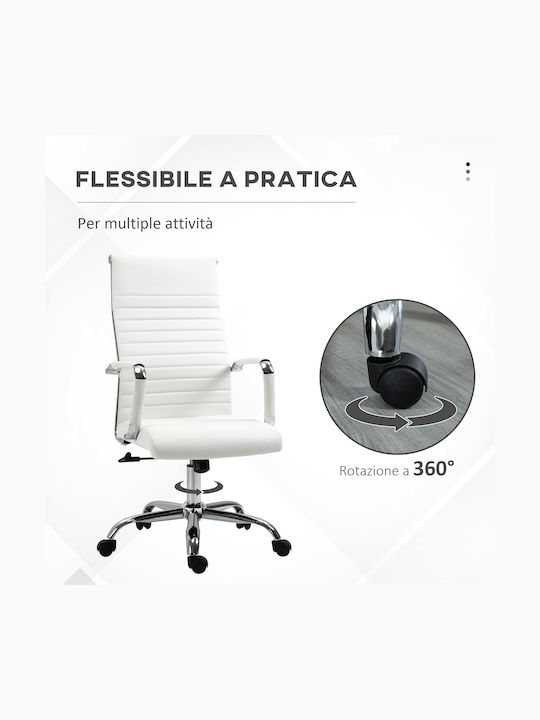 Vinsetto Office Chair with Recline White