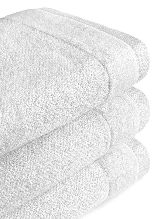Detexpol Prosop de mână 30x50cm. Alb Greutate 550gr/m²