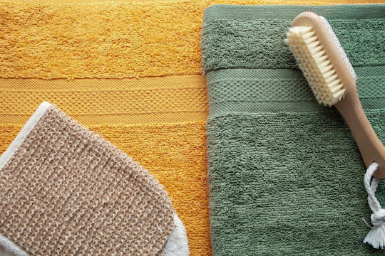 Faro Facecloth 50x90cm Honey Yellow Weight 450gr/m²