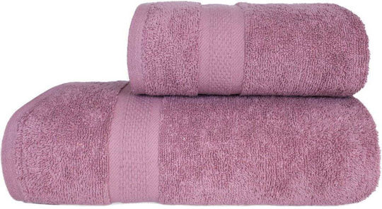 Faro Face Towel 50x90cm Lilac Weight 450gsm