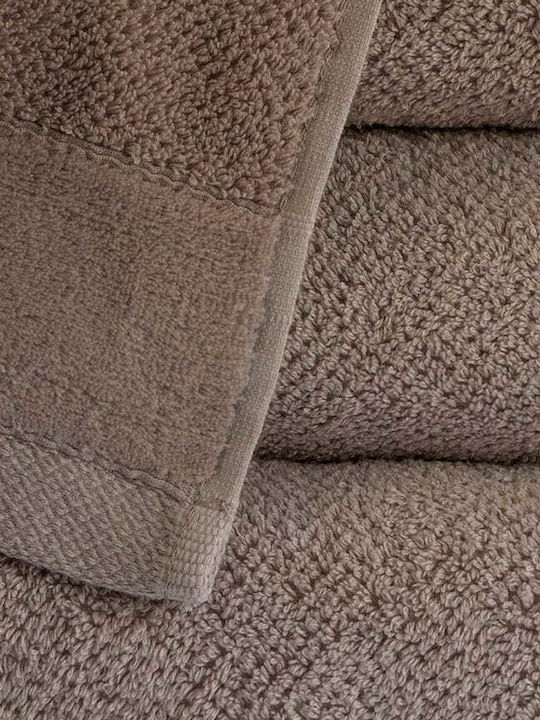 Detexpol Πετσέτα Χεριών 30x50εκ. Beige Taupe Βάρους 550gr/m²