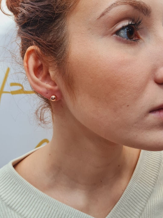Mentzos Earrings made of Silver Gold Plated