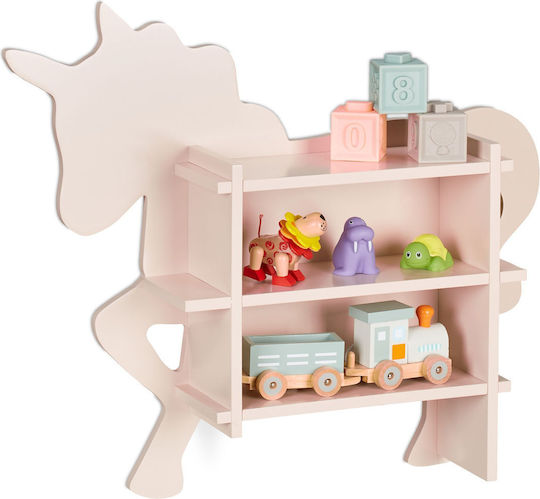 Kinderregal Wandhalterung Rosa 54,5x66x13cm