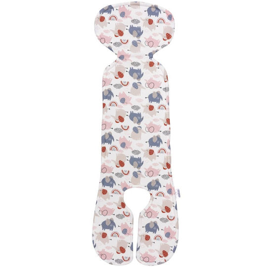 Jukki Breathable Stroller Seat Liner 88cm Pink