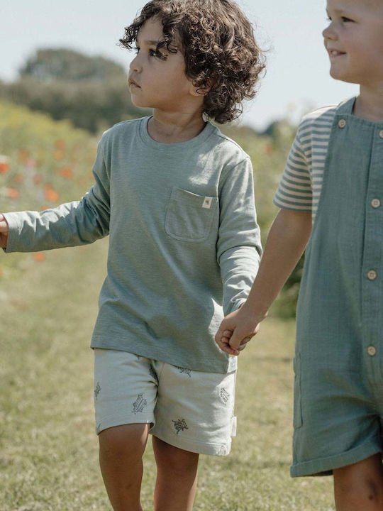 Kids' Shirt Short Sleeve Forest Green