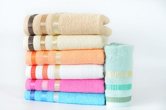 Kotonia Home Facecloth Pastel Ingie 50x90cm Pastel Pink Weight 450gr/m²