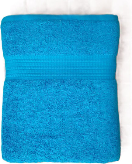 Kotonia Home Πετσέτα Προσώπου Rise 50x90εκ. Turquoise Βάρους 500gr/m²