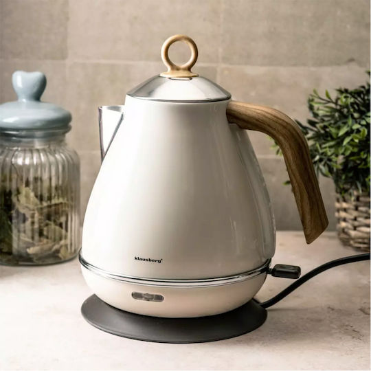 Klausberg Kettle 1.7lt 1850W Cream