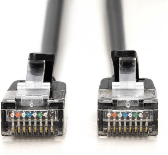 Digitus U/UTP Cat.6a (Gigabit) Καλώδιο Δικτύου Ethernet 2m Μαύρο