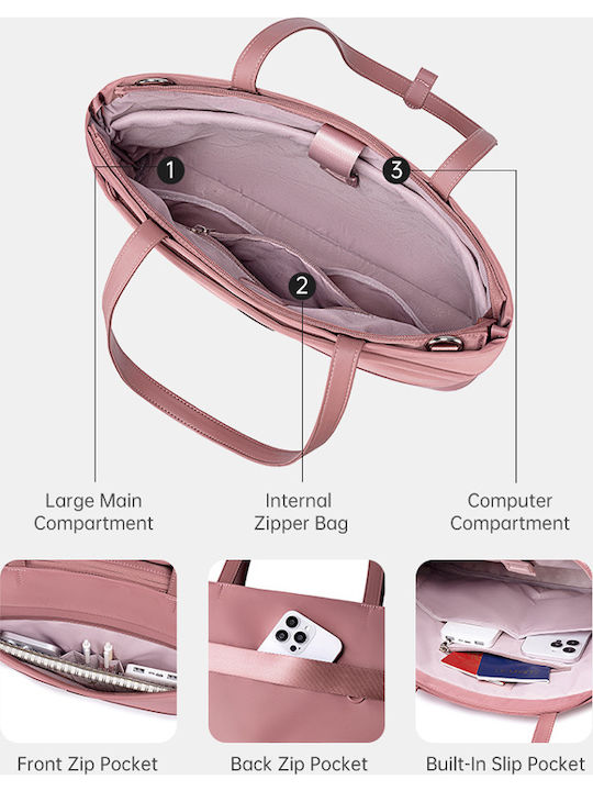 Chantria Damen Tasche Fall für Laptop 15.6" in Lila Farbe