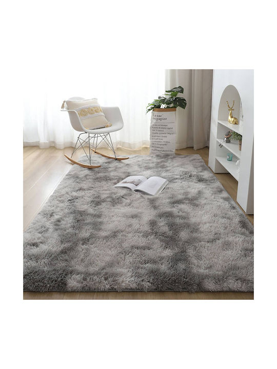 Strado Carpets Covor Rectangular Shaggy Argint