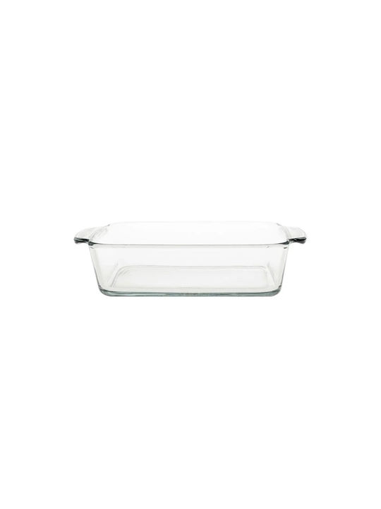 Simax Pătrat Vas de Gătit Rezistent la Căldură Sticlă cu Capac 1600ml 1buc