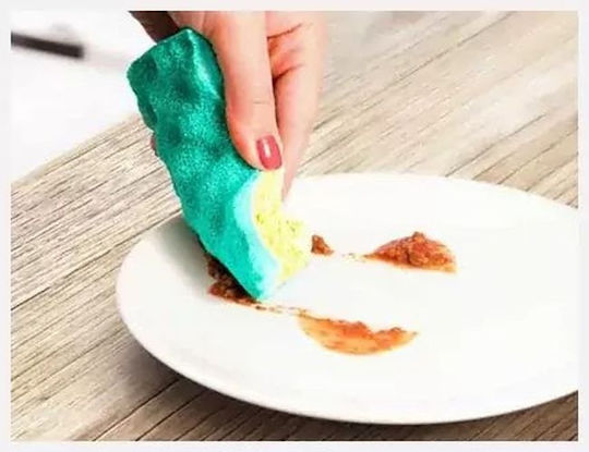 Vileda Glitzi Always Clean Set Küchenschwämme Gerichte Gelb 2Stück