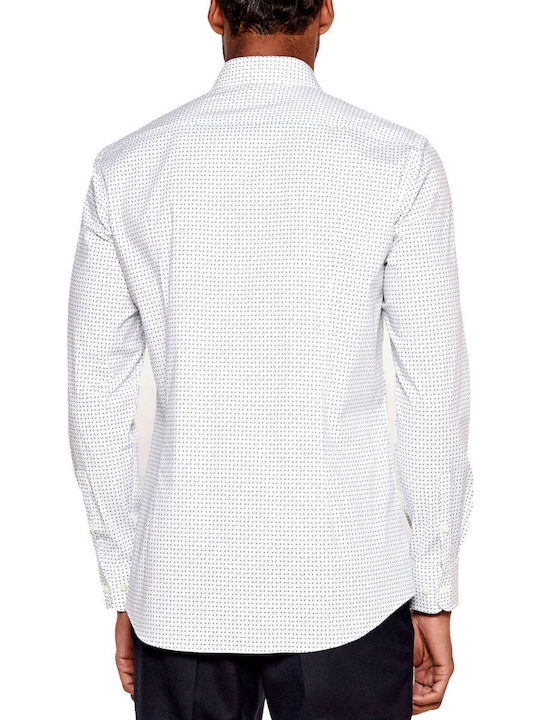 Hank Langärmlig Hemd White-green