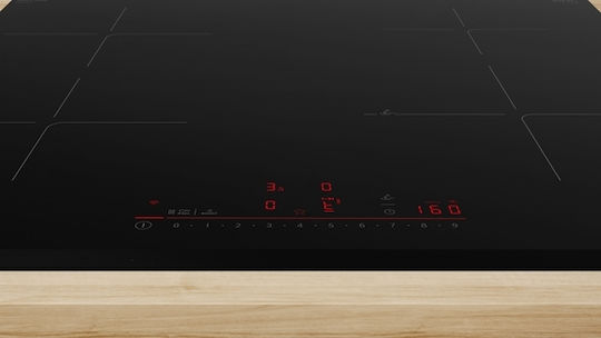 Bosch Serie 6 Smart Induction Cooktop Autonomous with Child Lock Function 59.2x52.2εκ.