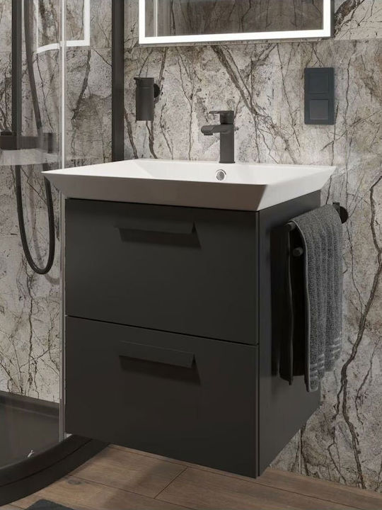 Invena Mixing Sink Faucet Black