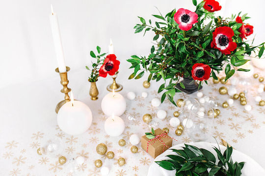 PartyDeco Μπάλα Λευκό