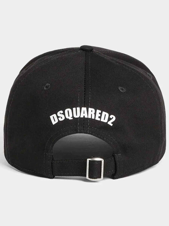 Dsquared2 Καπέλο Μαύρο Βαμβακερό Dsquared2 Καπέλο Μαύρο Βαμβακερό