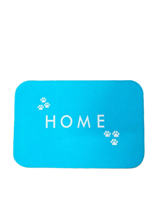 Kotonia Home Covor de Intrare Antiderapant Turcoaz 55x38buc