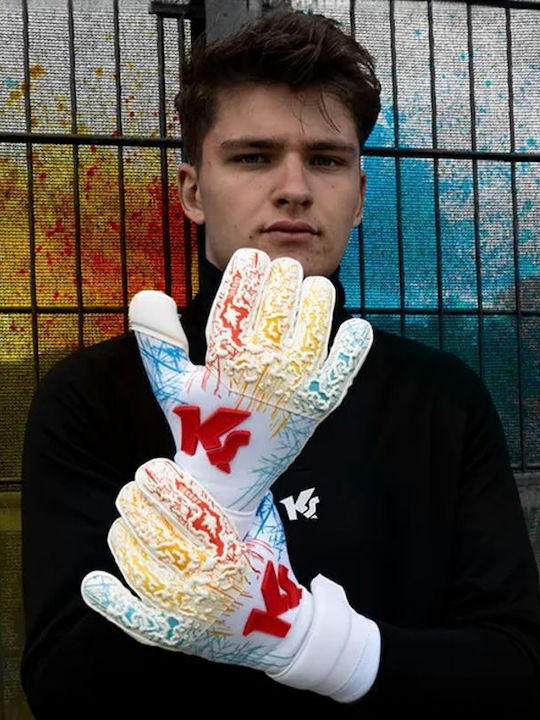 KEEPERsport Varan7 Голмански ръкавици за Възрастни Бели