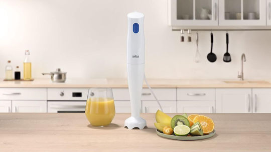 Braun Multiquick 1 Ραβδομπλέντερ με Ανοξείδωτη Ράβδο 450W Λευκό