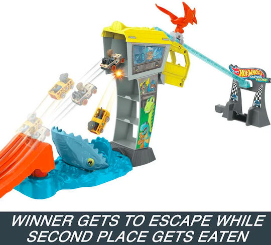 Hot Wheels Lumea Jurassică Pistă Pentru 4+ Ani