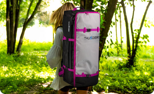 Thunder Inflatable SUP Board 365cm Inflatable SUP Board / Kayak with Length 3.65m Purple