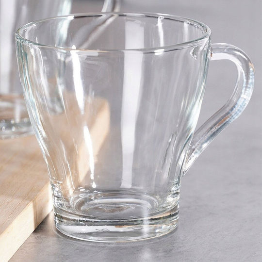 Vilde Mug Glass Transparent 250ml 6pcs