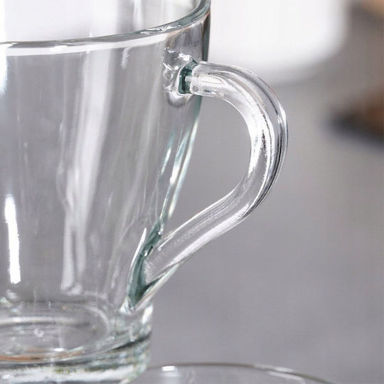 Vilde Mug Glass Transparent 250ml 6pcs
