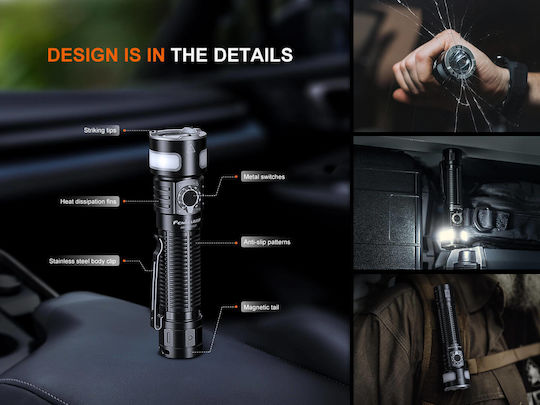 Fenix Rechargeable LED Flash Light with Maximum Brightness 1800lm